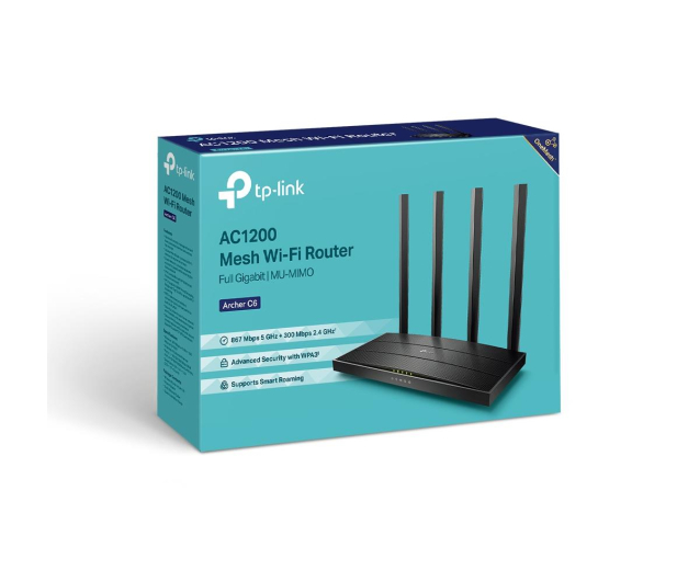 TP-LINK Archer C6 router WiFi AC1200 4LAN 1WAN - 466049 - zdjęcie 4
